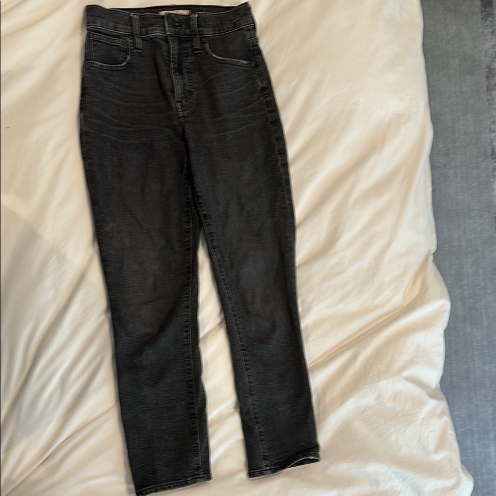Madewell Black High Rise Jeans Classic Style